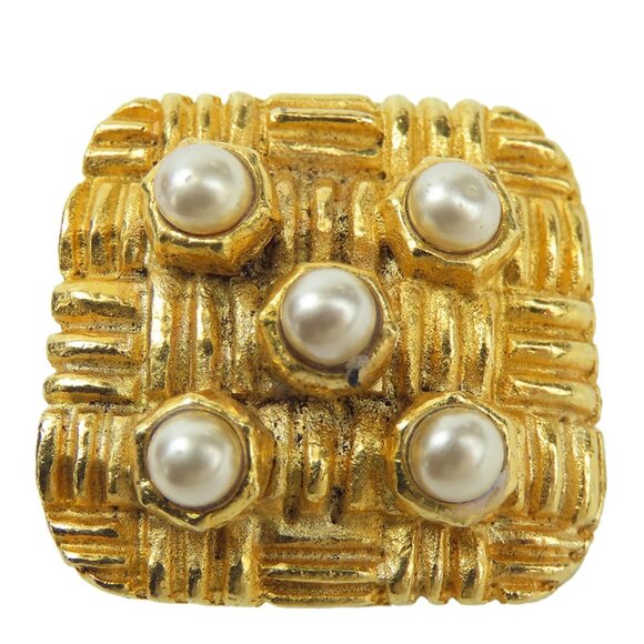 CHANEL Gold Earrings - Picture 8 of 9